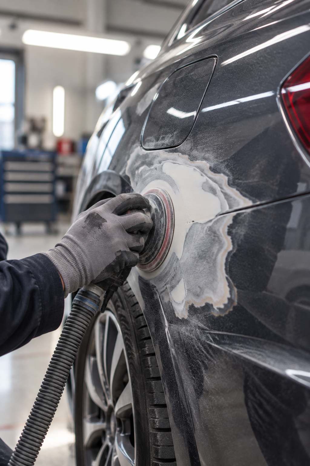 Lackschaden Münster – fachgerechte Vorbereitung einer Lackreparatur am Auto